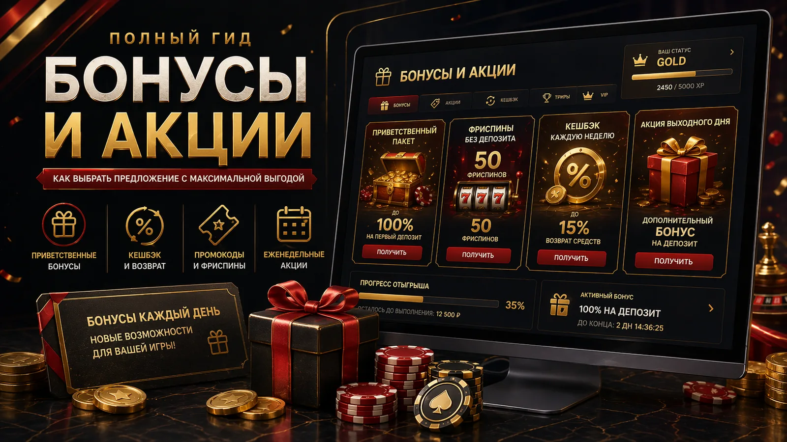 Гид по бонусам и акциям 888 казино
